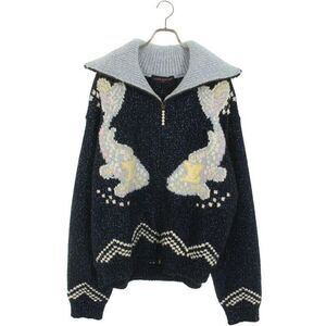 Louis Vuitton 25AW Rm252m XKS Htn76w Logo Embroidery Faux Pearl Decoration